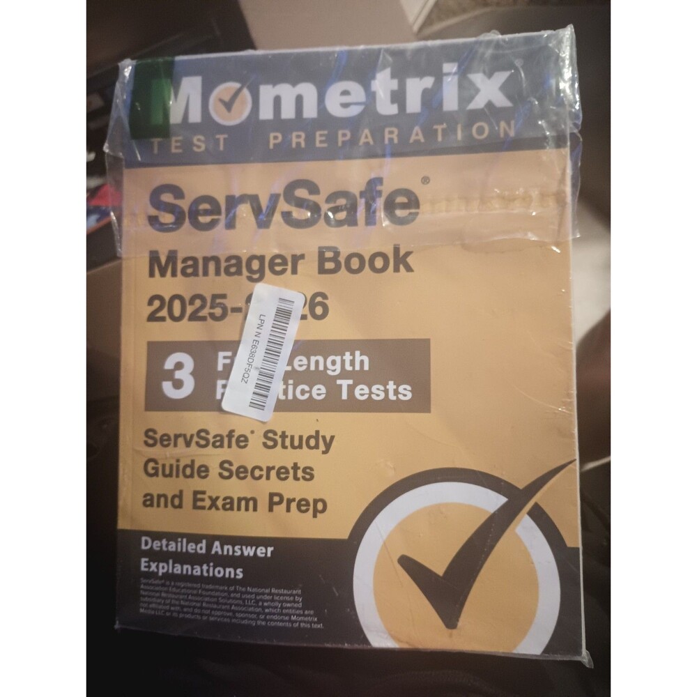 ServSafe Manager Book 2025-2026 - ServSafe Study Guide Secrets